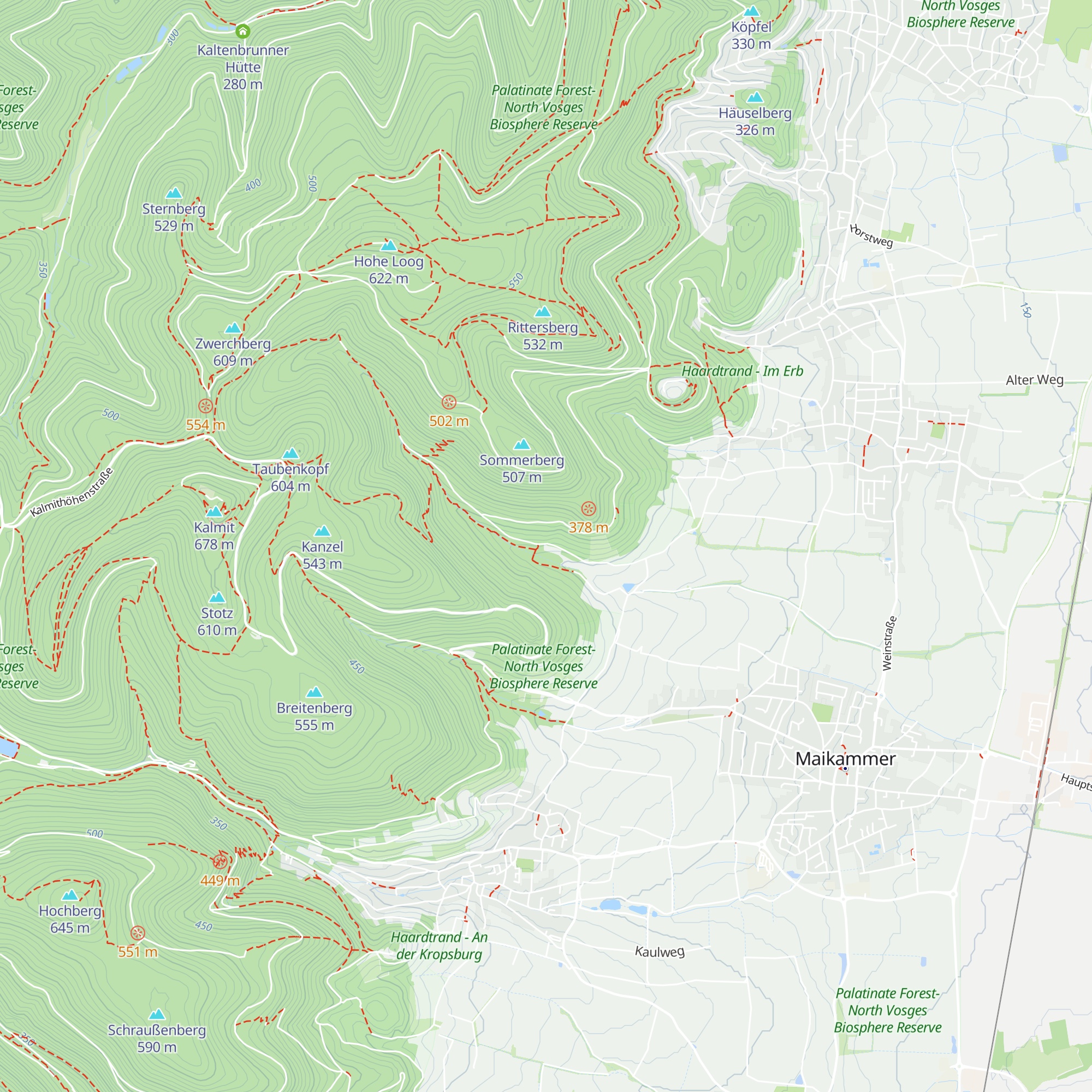 Klausentalhütte map