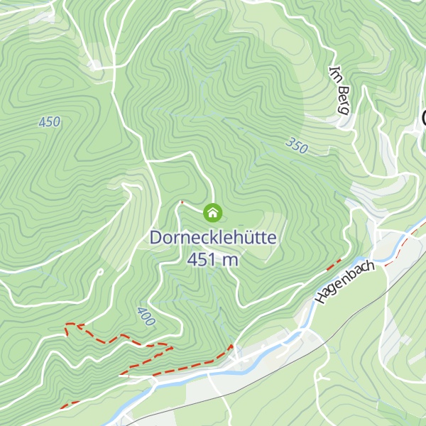 Map of Dornecklehütte