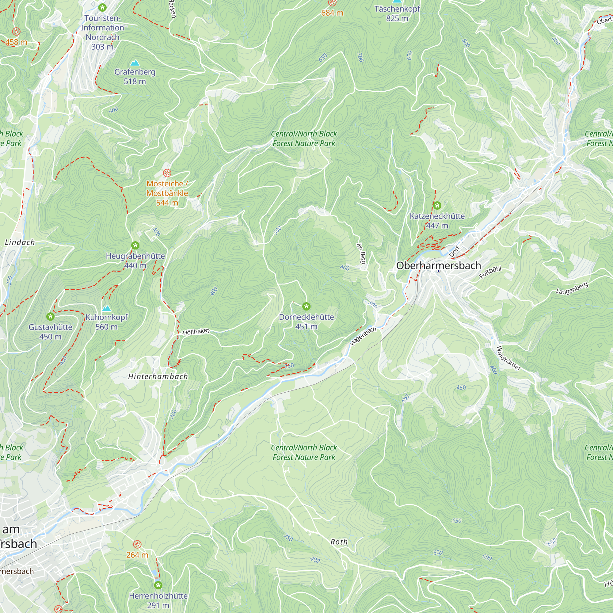 Dornecklehütte map