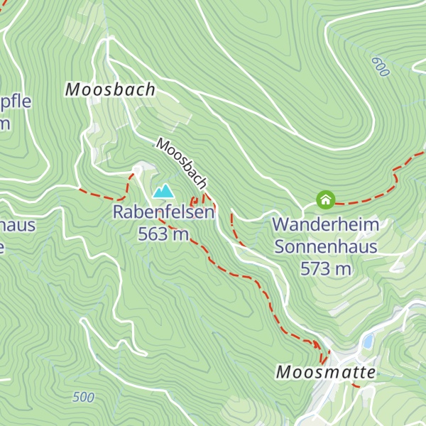 Map of Rabenfelsenhütte