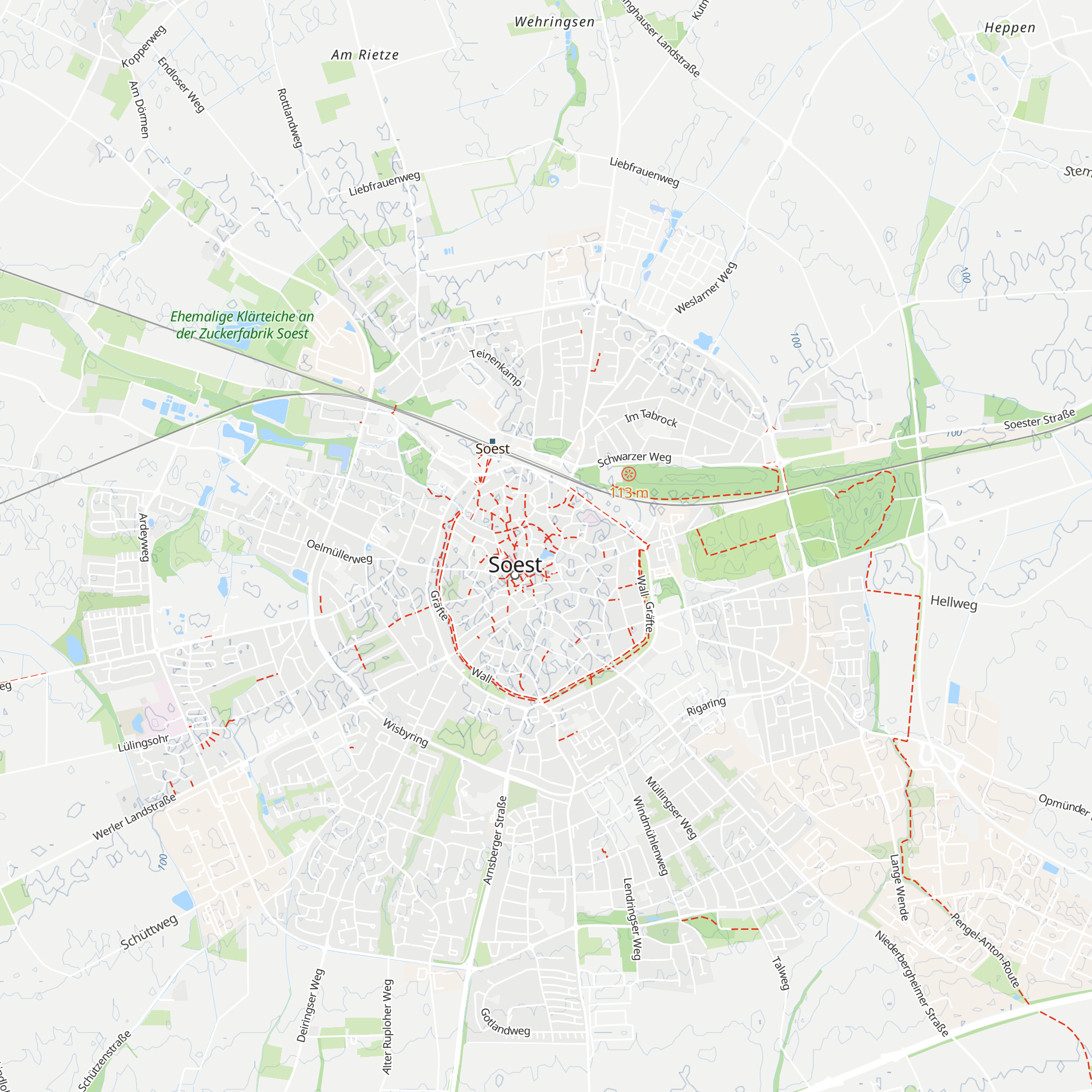 Tourist Information Soest map