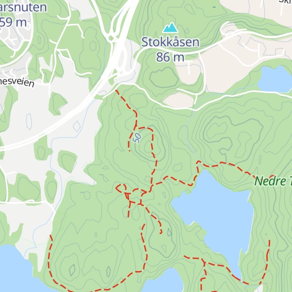 Map of Fiåsen