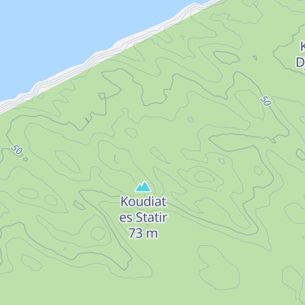 Map of Koudiat Ameur