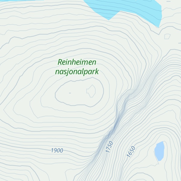 Map of Store Gråhø