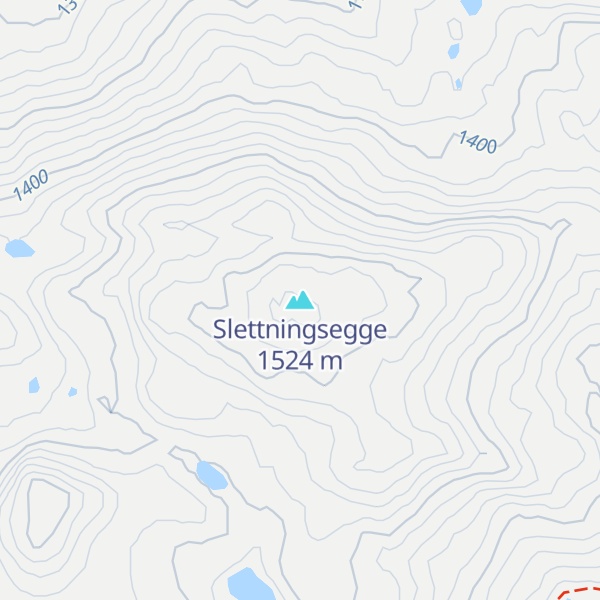 Map of Slettningsegge