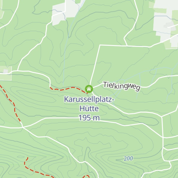 Map of Karussellplatz-Hütte