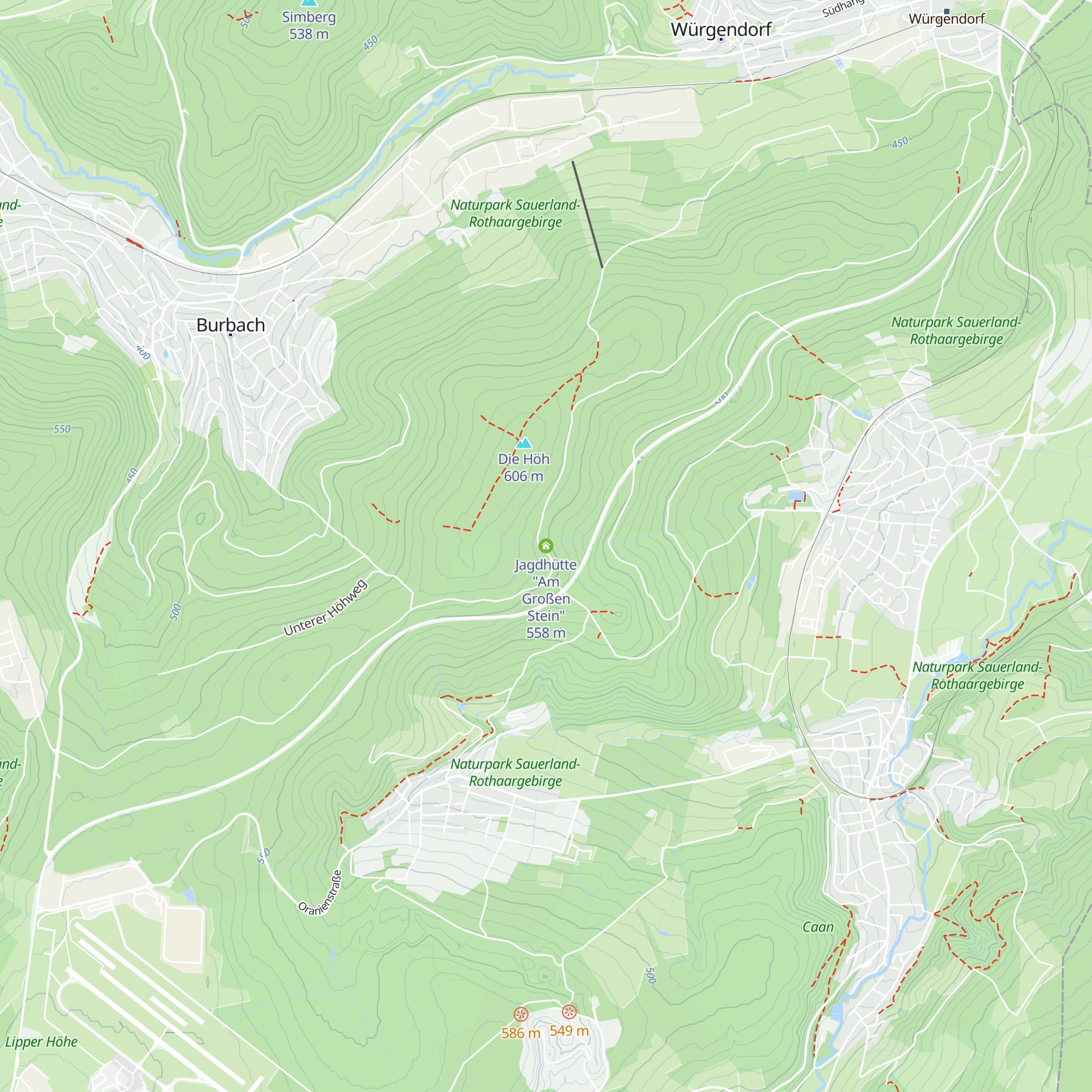 Jagdhütte "Am Großen Stein" map