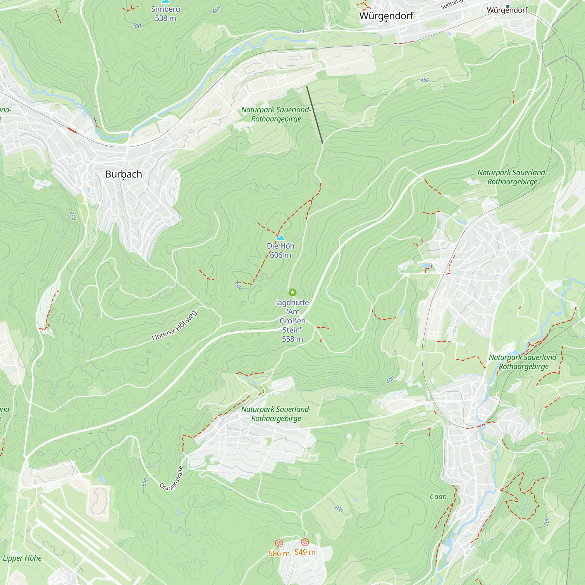 Jagdhütte "Am Großen Stein" map