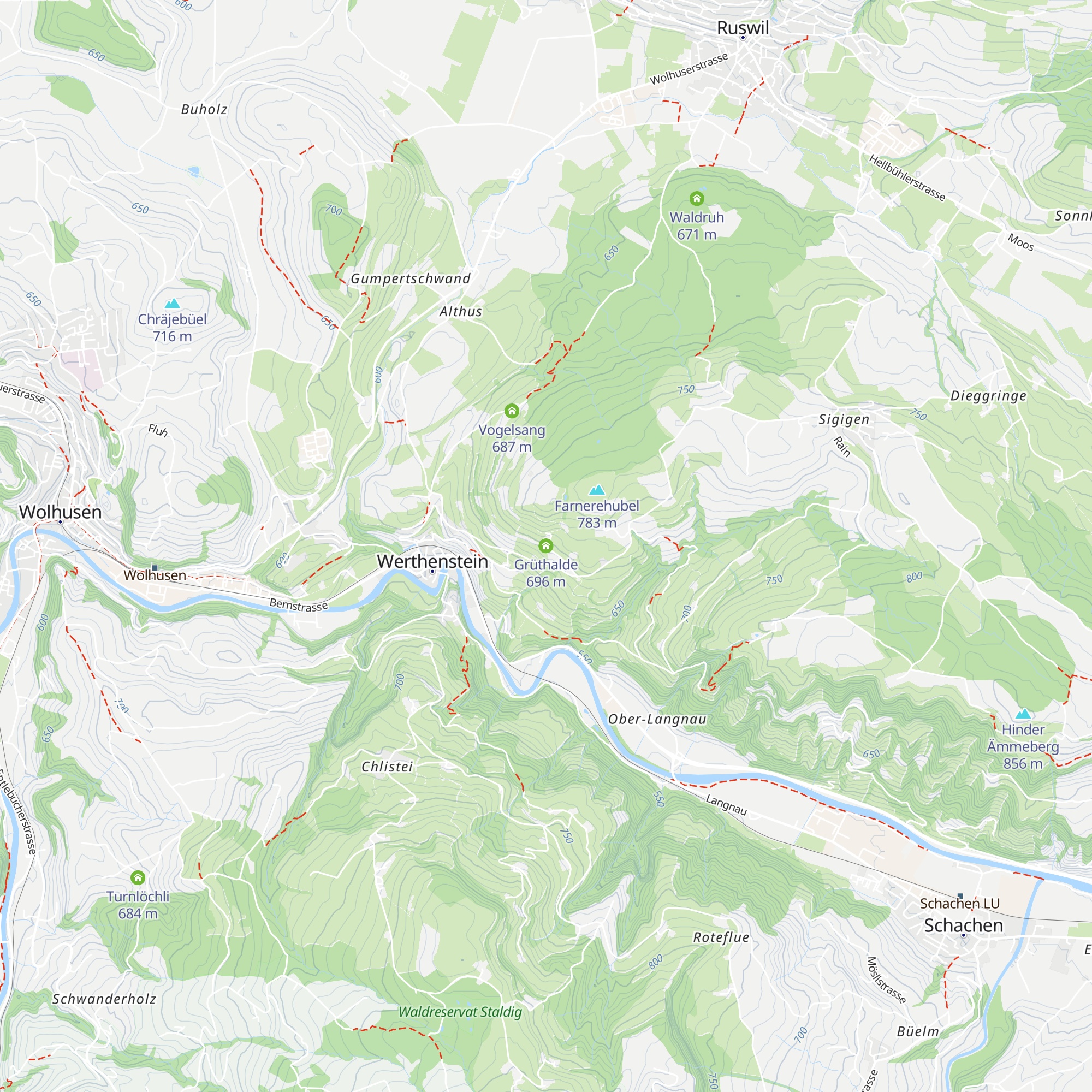 Grüthalde map