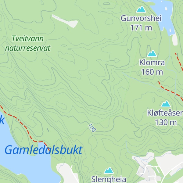 Map of Geitåsen