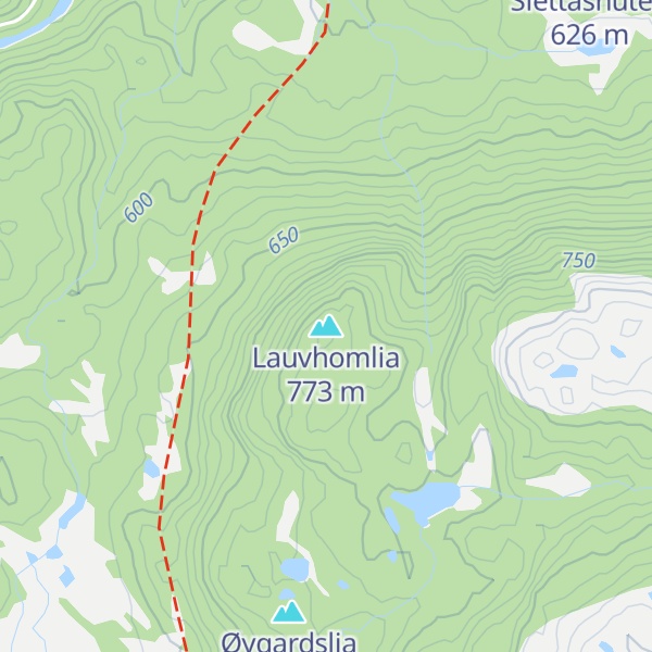 Map of Lauvhomlia