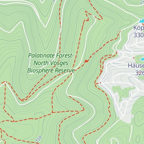 Map of Speierheld Hütte
