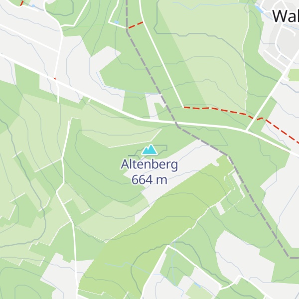 Map of Altenberg