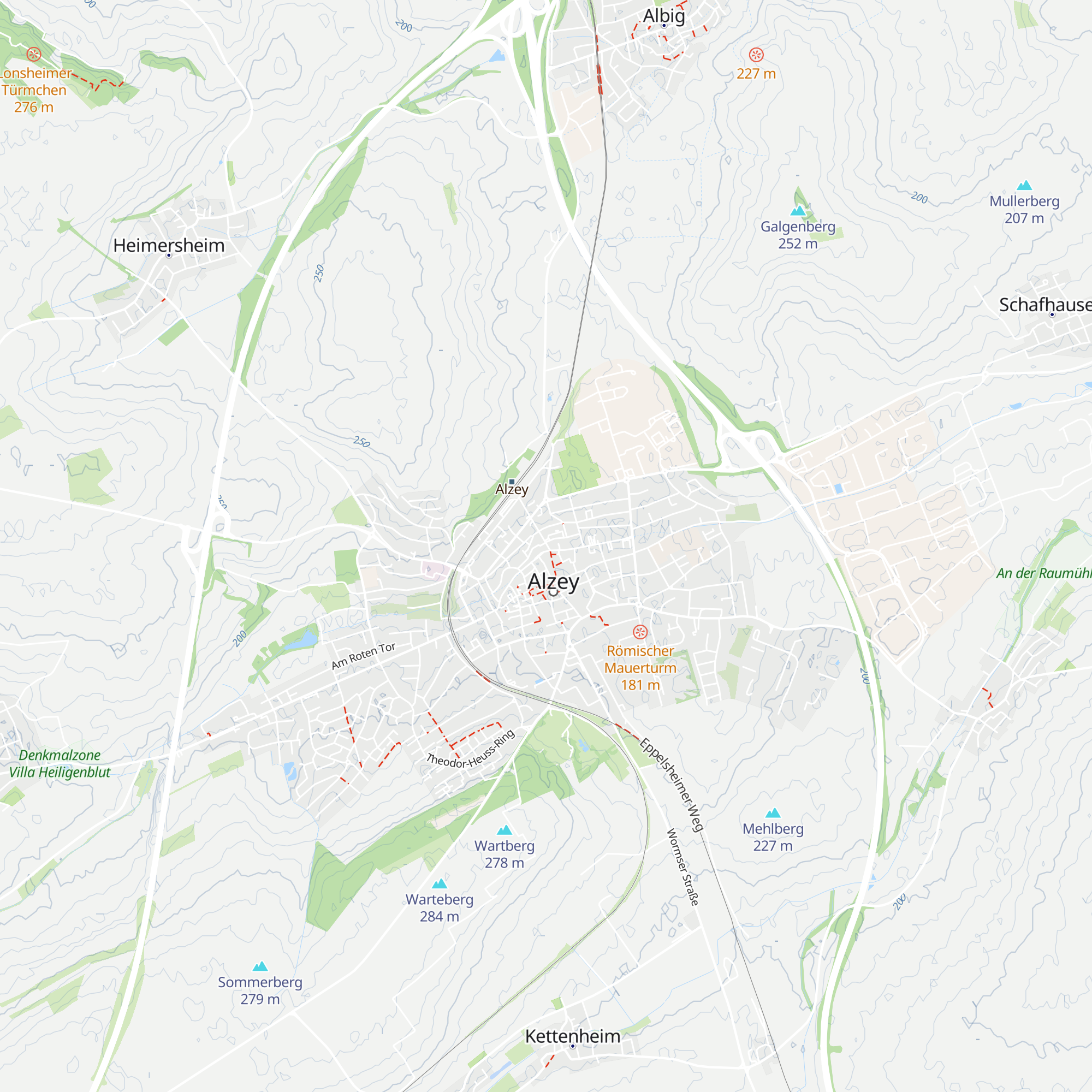 Tourist information map