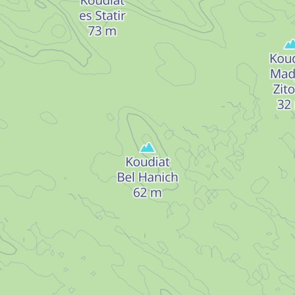 Map of Koudiat Bel Hanich