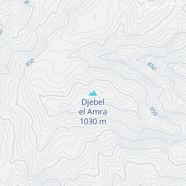 Map of Djebel el Amra