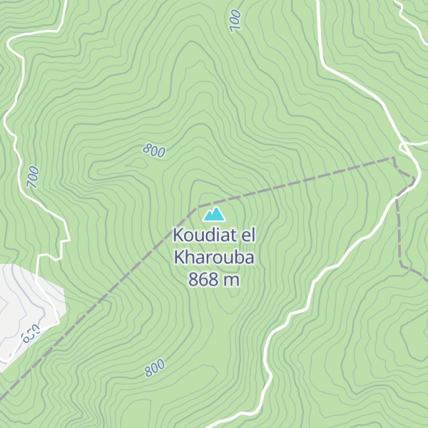 Map of Koudiat el Kharouba