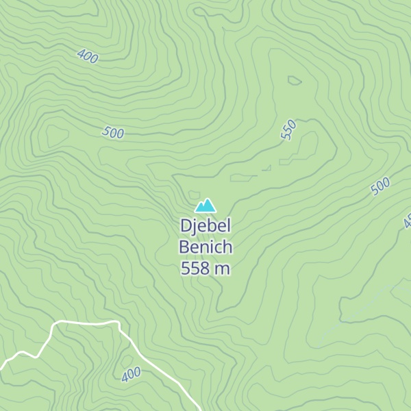 Map of Djebel Benich