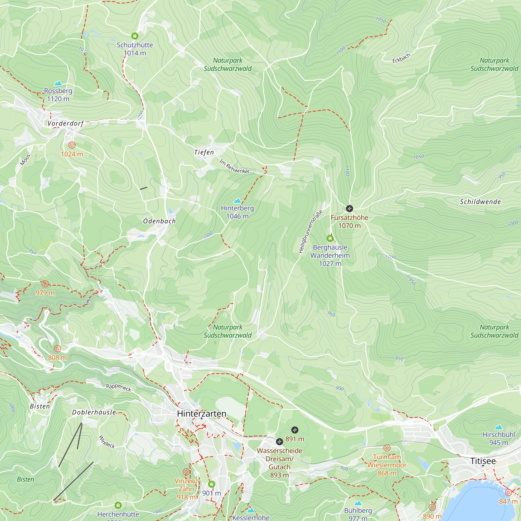 Ankenhütte map