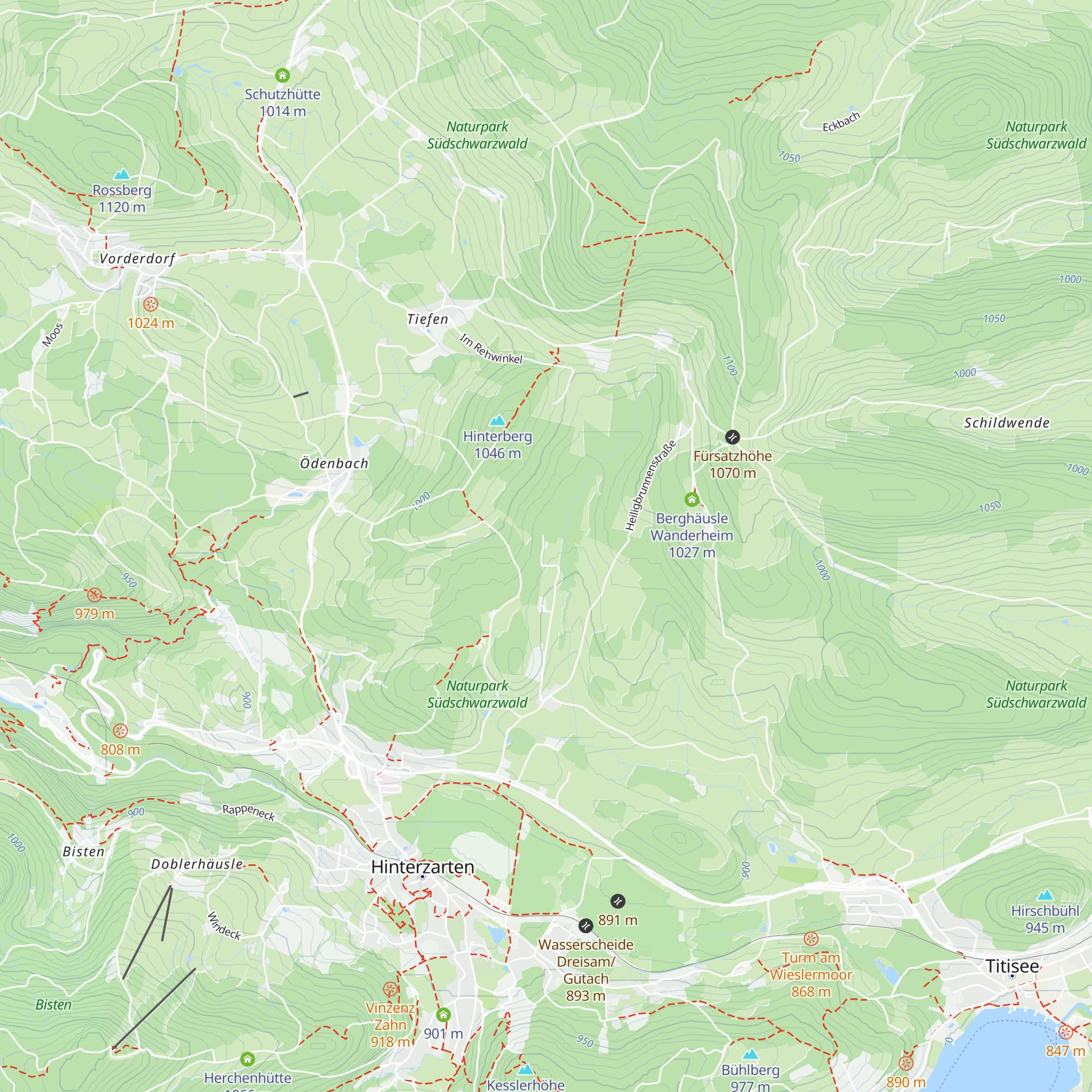 Ankenhütte map