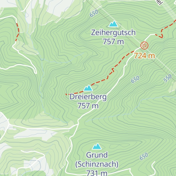 Map of Dreierberg