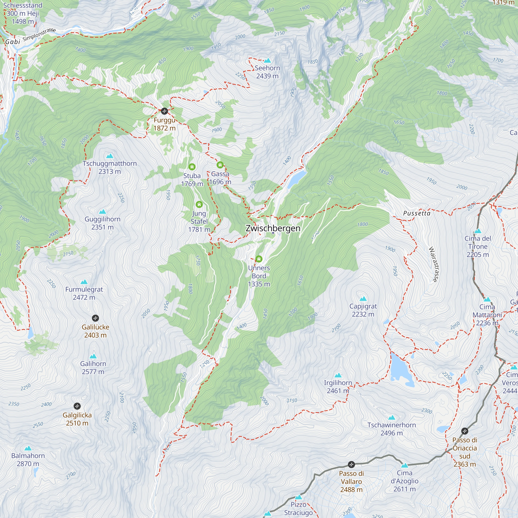 Unners Bord map