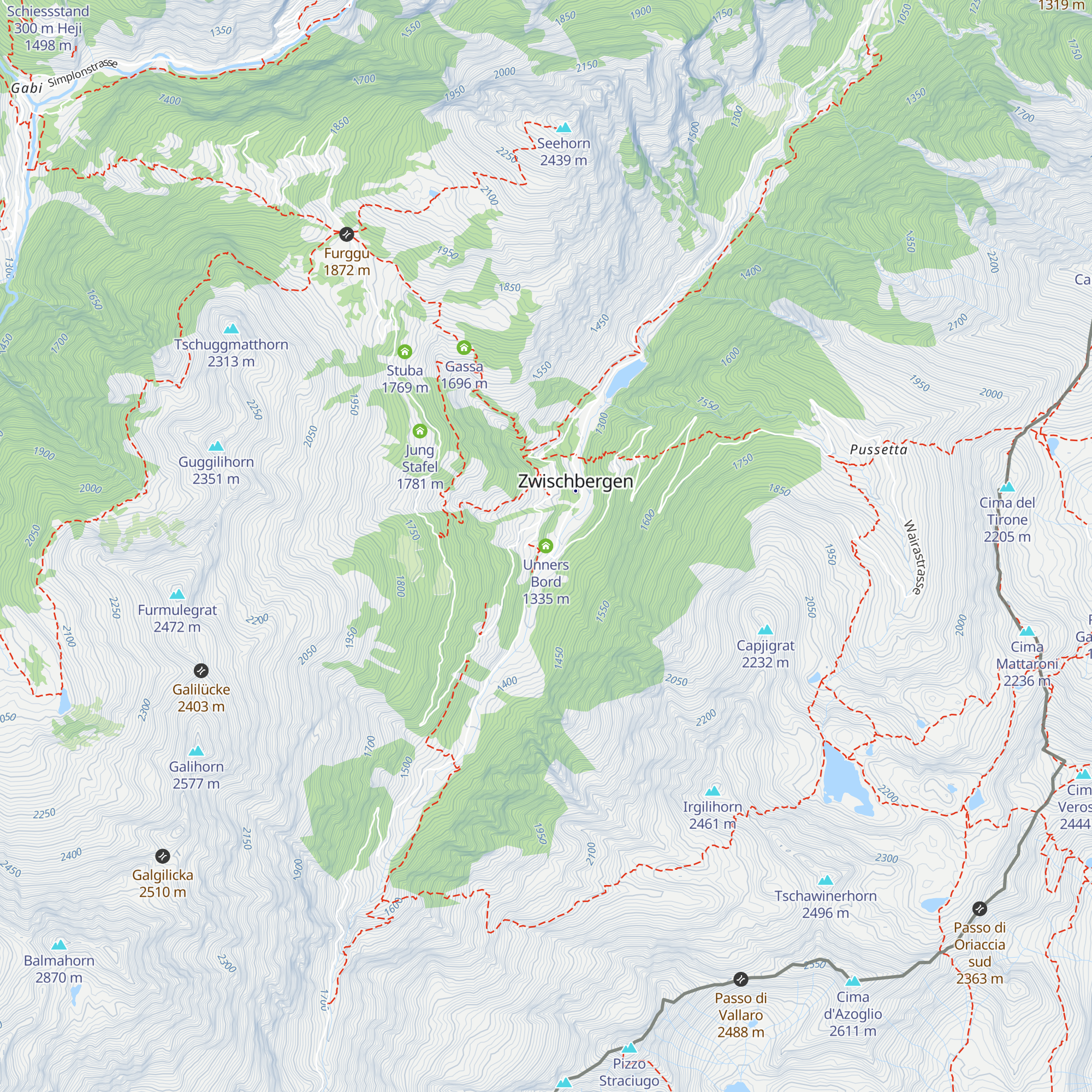 Unners Bord map