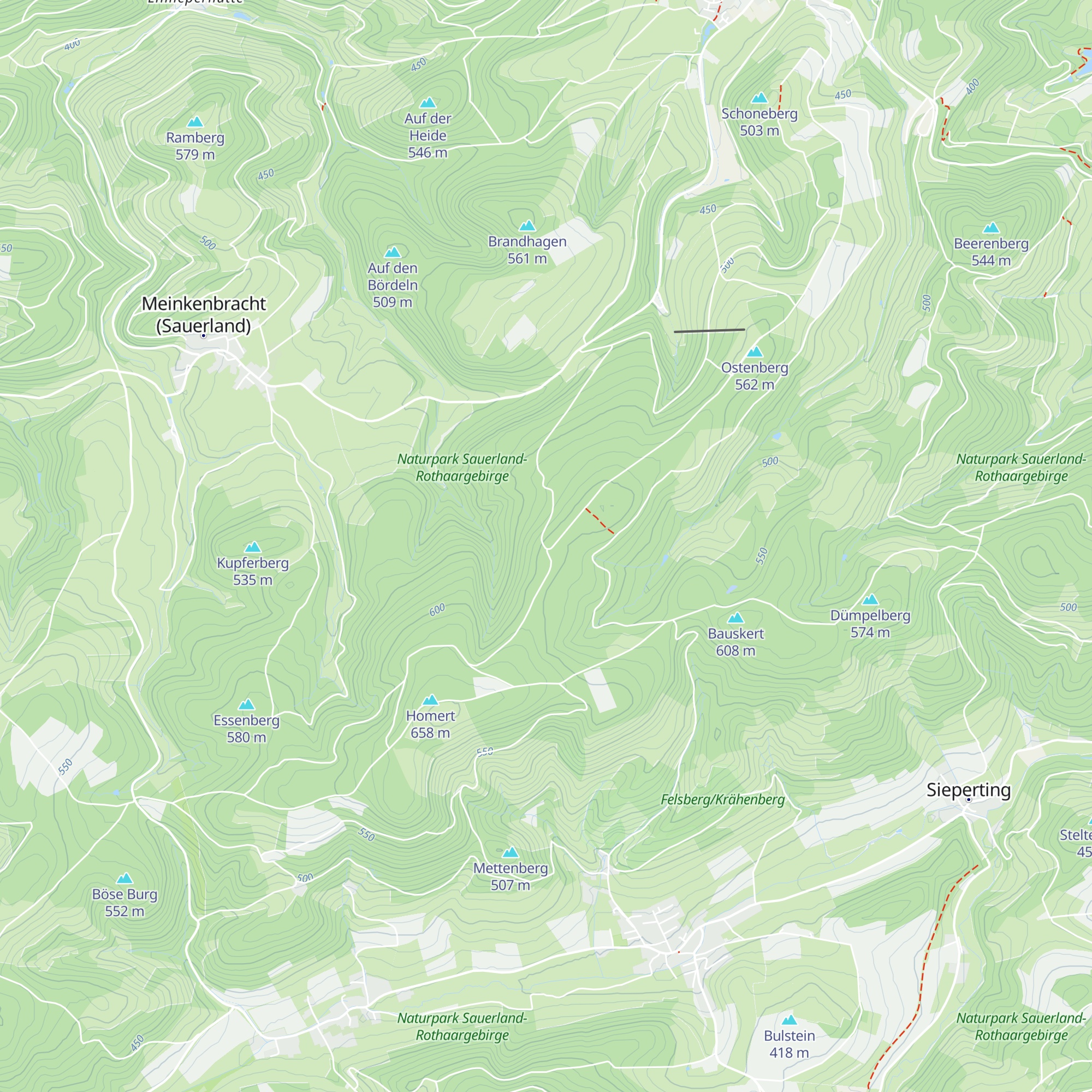 Schutzhütte - Müllers Stein map