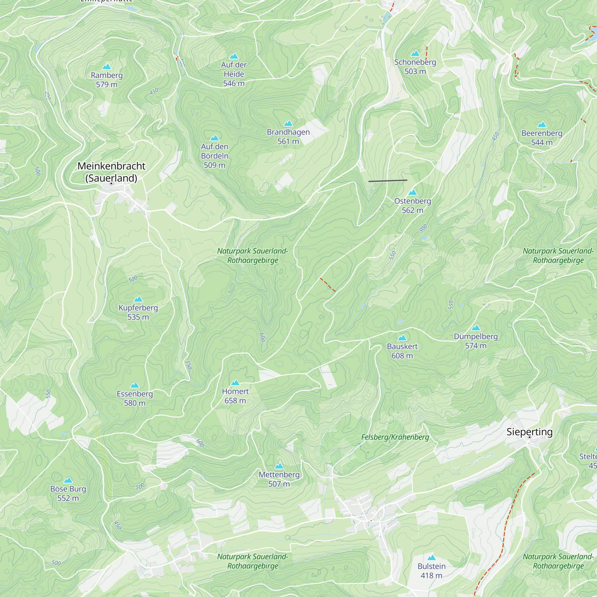 Schutzhütte - Müllers Stein map