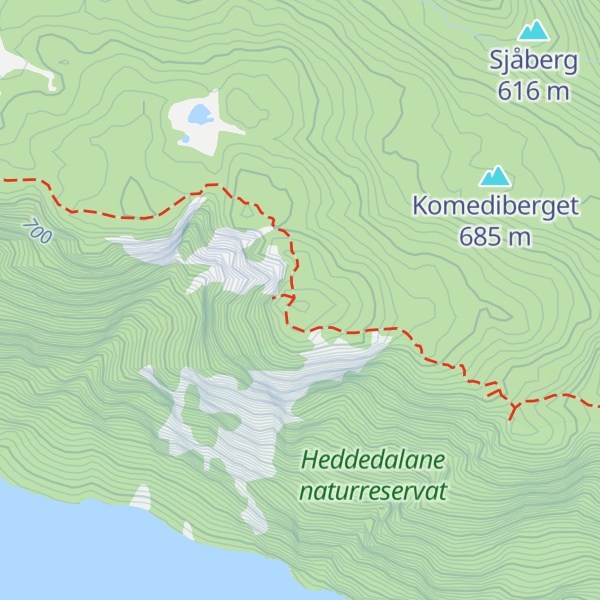 Map of Gløstøylnuten