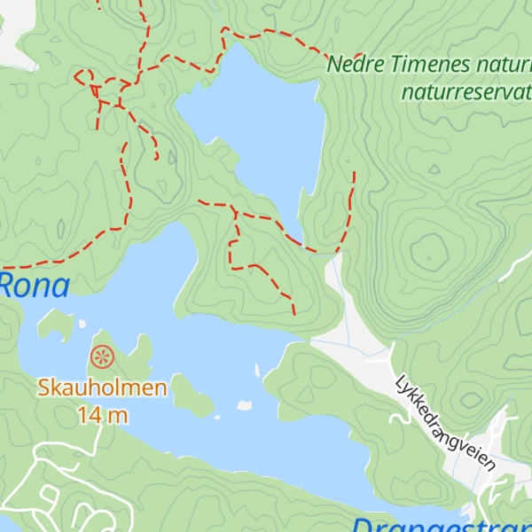 Map of Heståsen