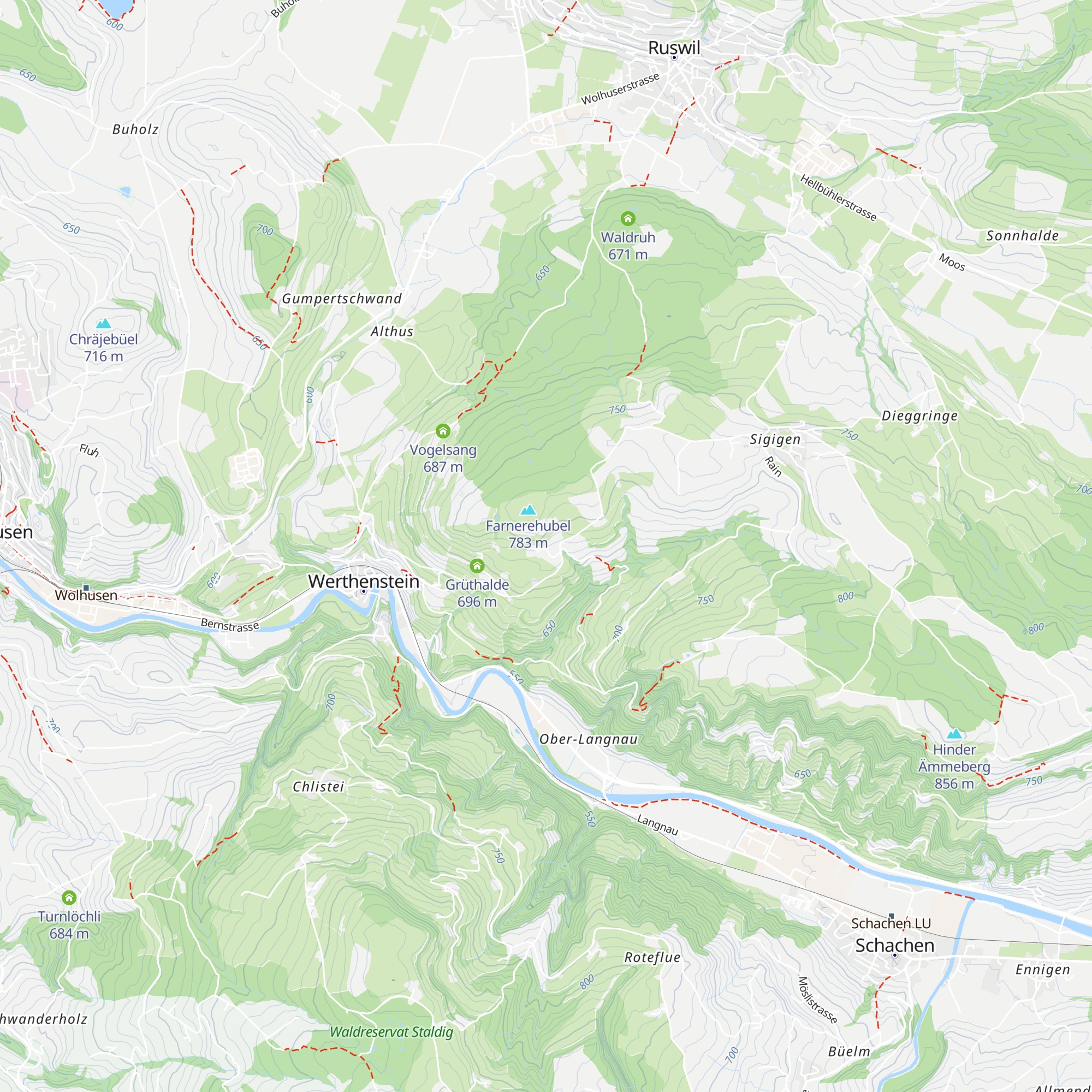 Oberfarnere map