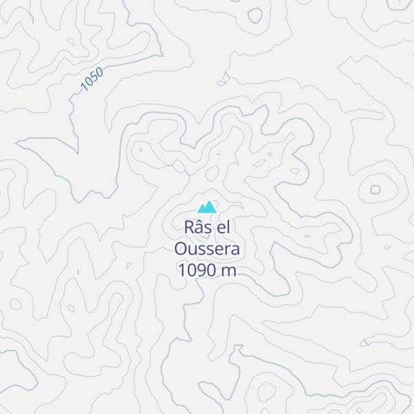 Map of Râs el Oussera