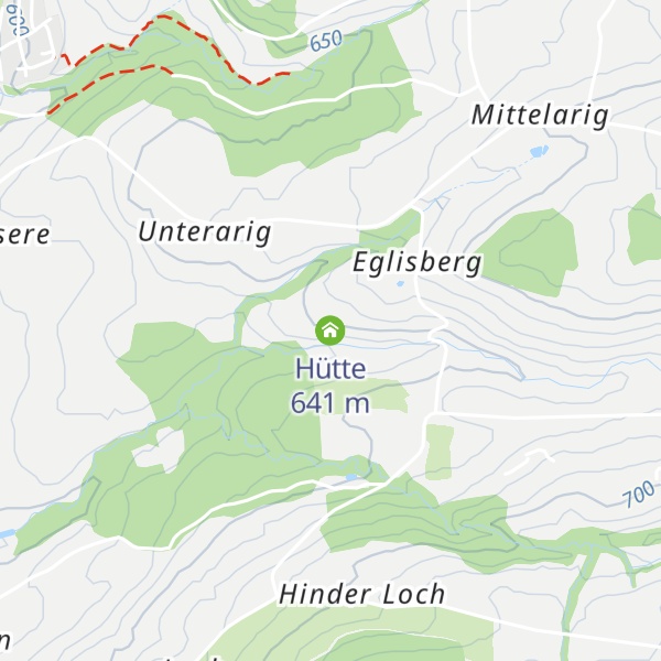 Map of Hütte