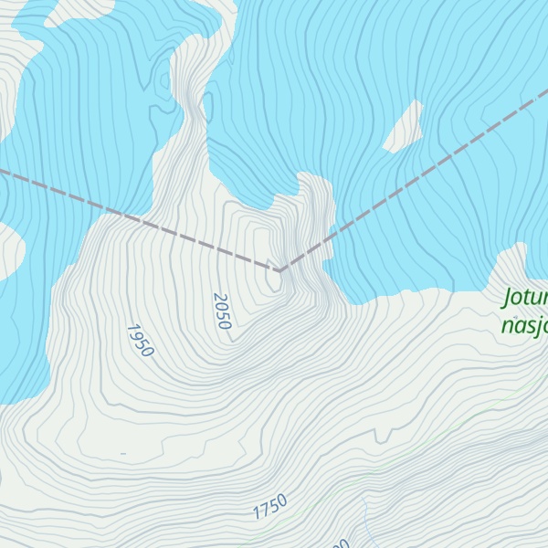 Map of Gravdalstinden