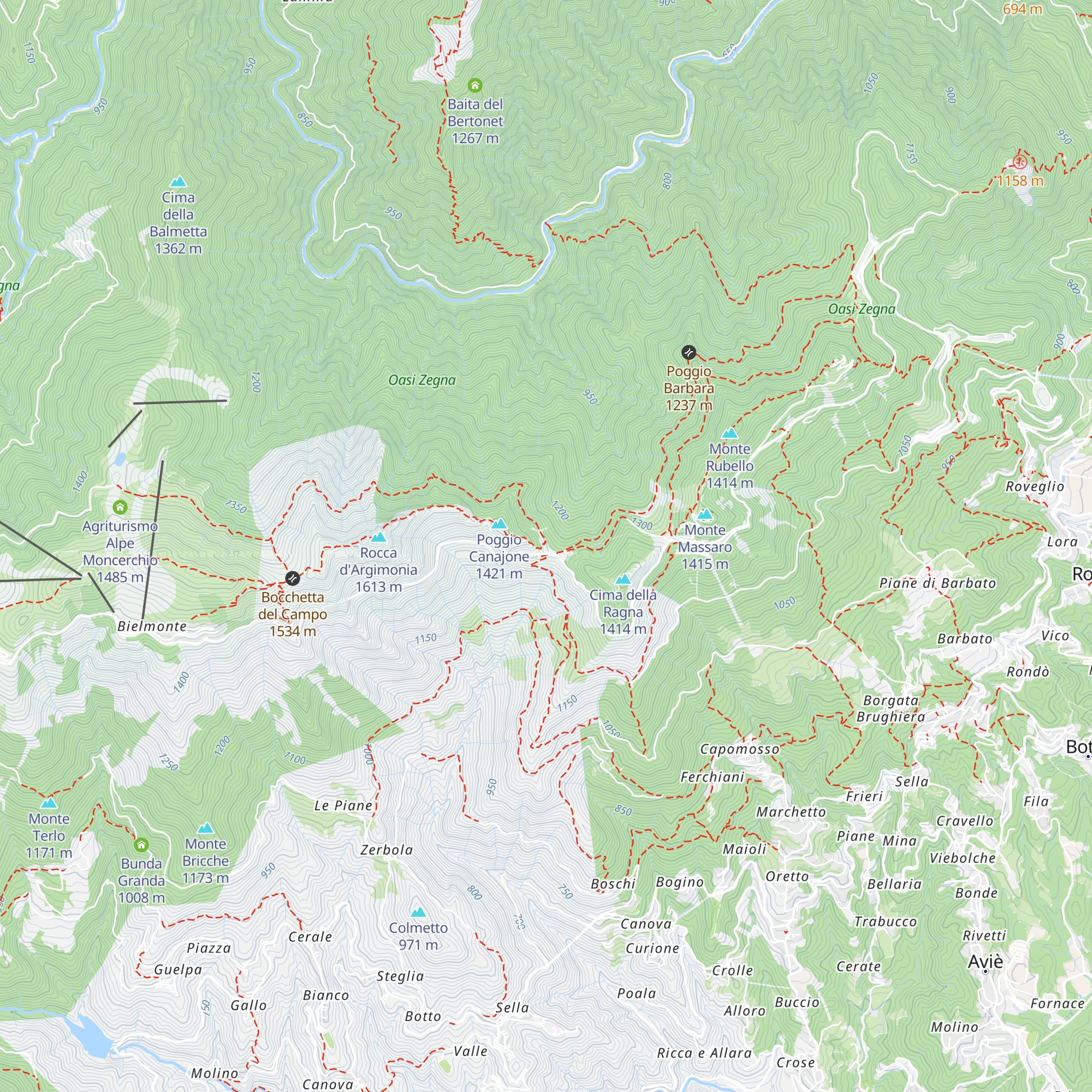 Locanda Argimonia map