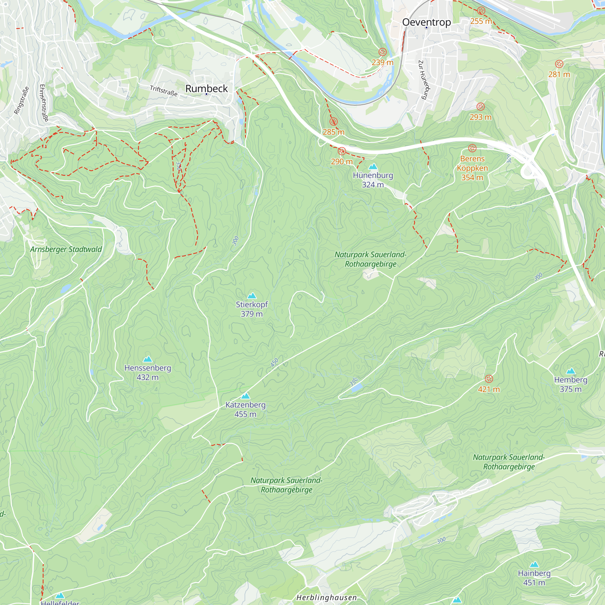 Glashütte map