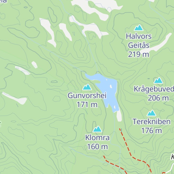Map of Gunvorshei
