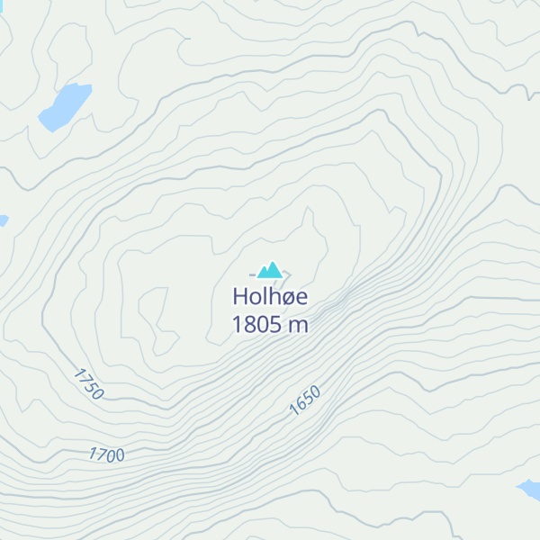 Map of Holhøe