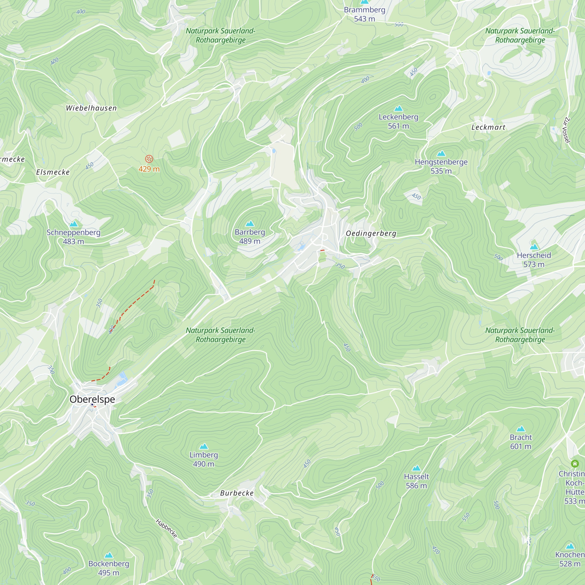 Meilerhütte Oedingen map