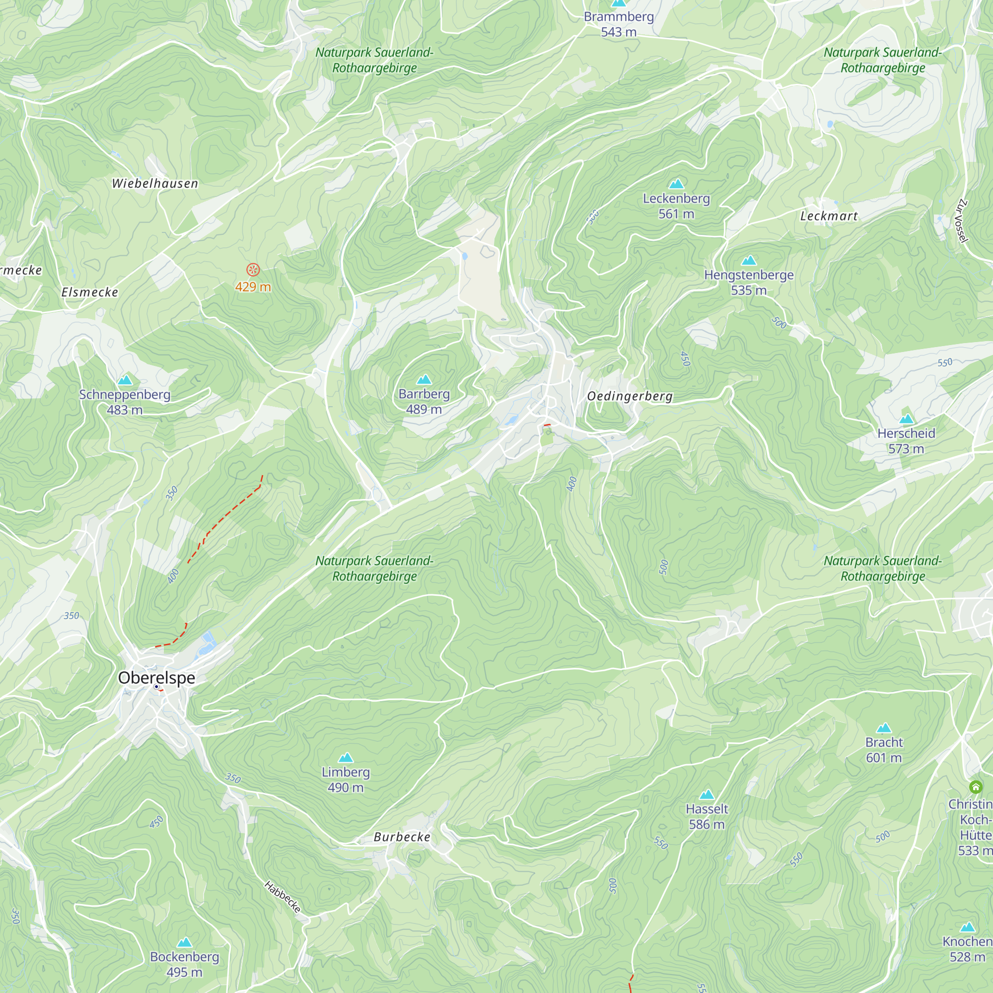 Meilerhütte Oedingen map