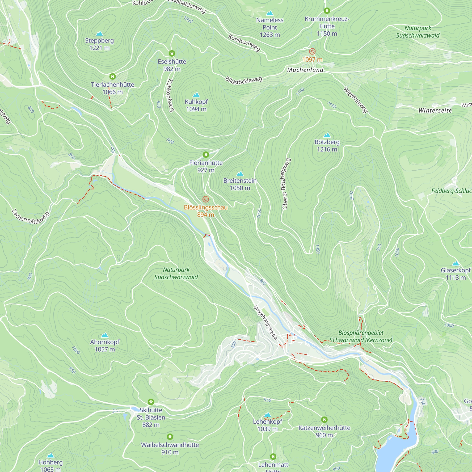 Robert-Zeiher Hütte map