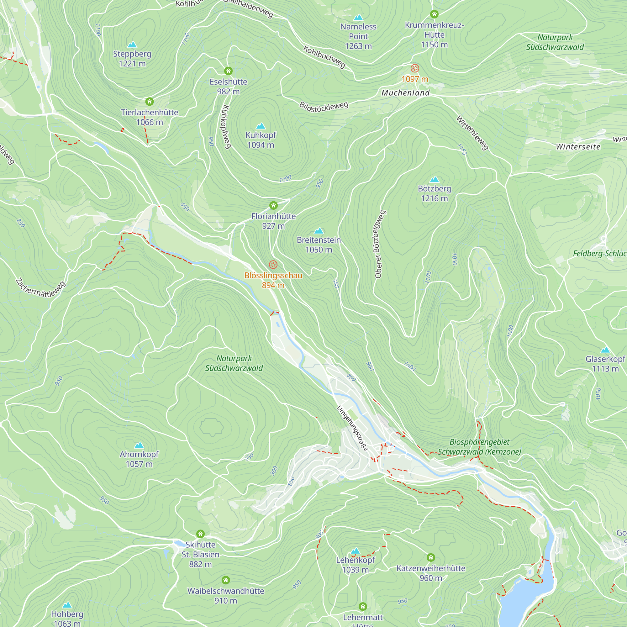 Robert-Zeiher Hütte map