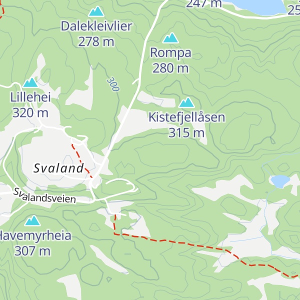 Map of Langåsen
