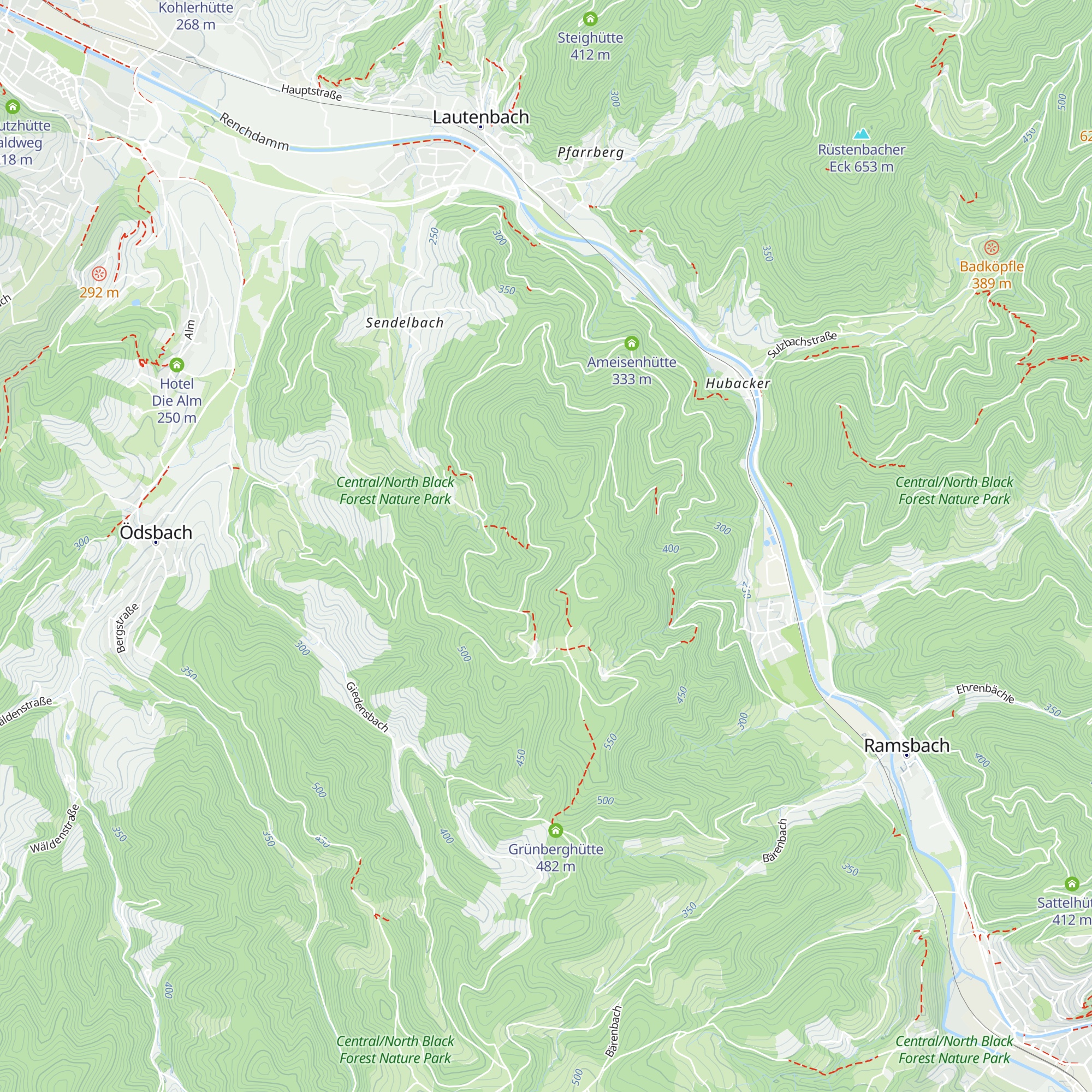 Rehhaghütte map