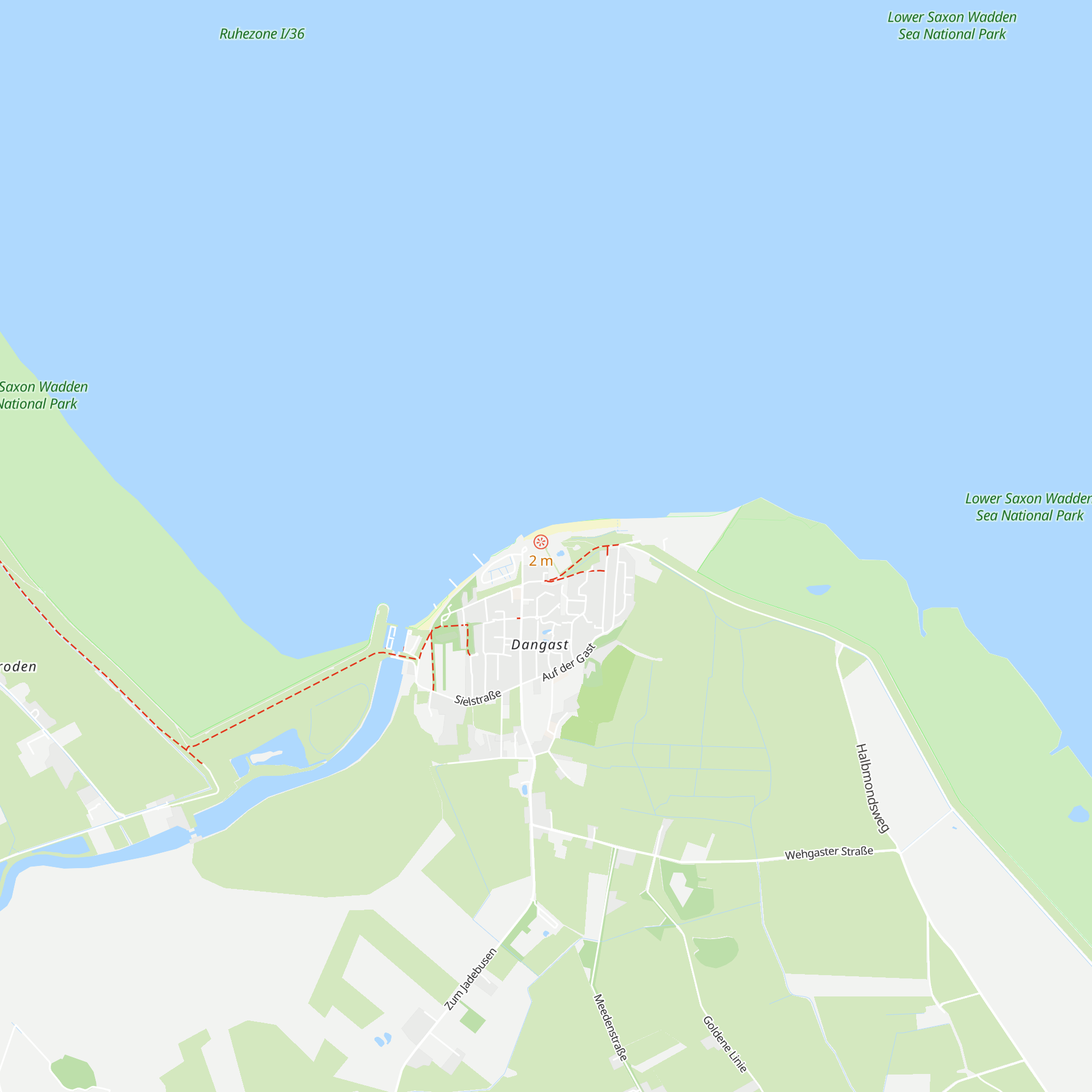 Tourist-Information Varel map