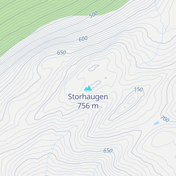 Map of Storhaugen