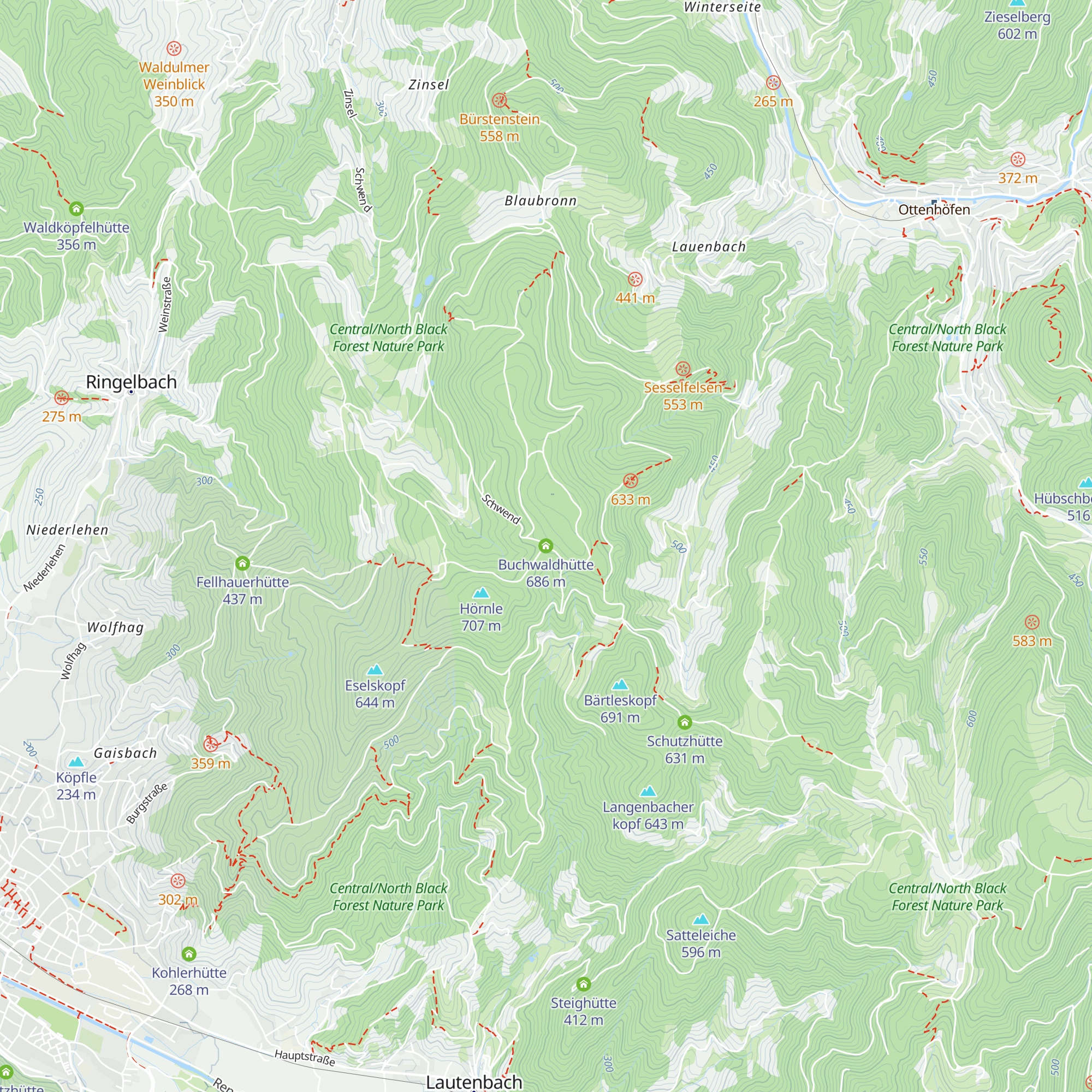 Buchwaldhütte map