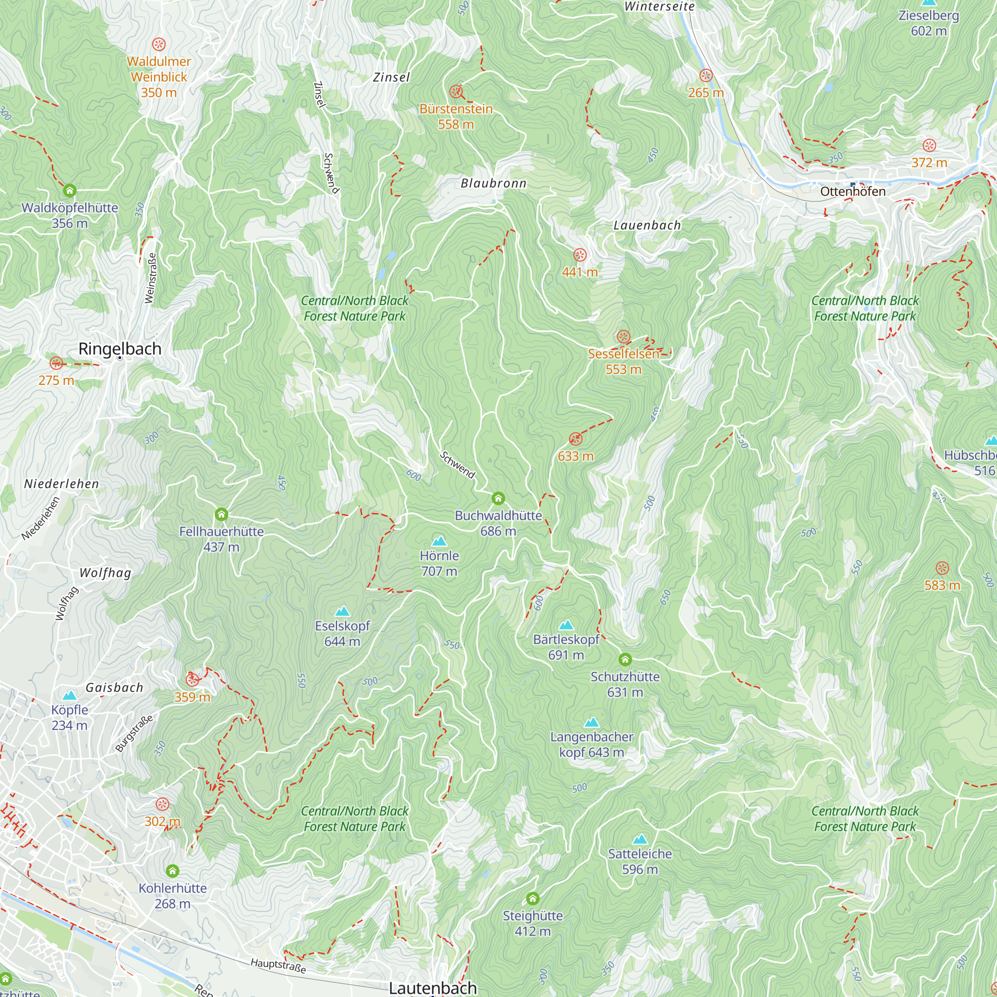 Buchwaldhütte map