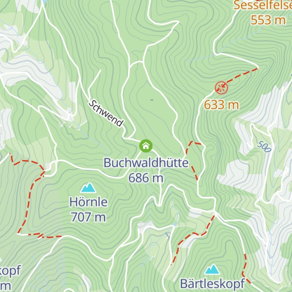 Map of Buchwaldhütte